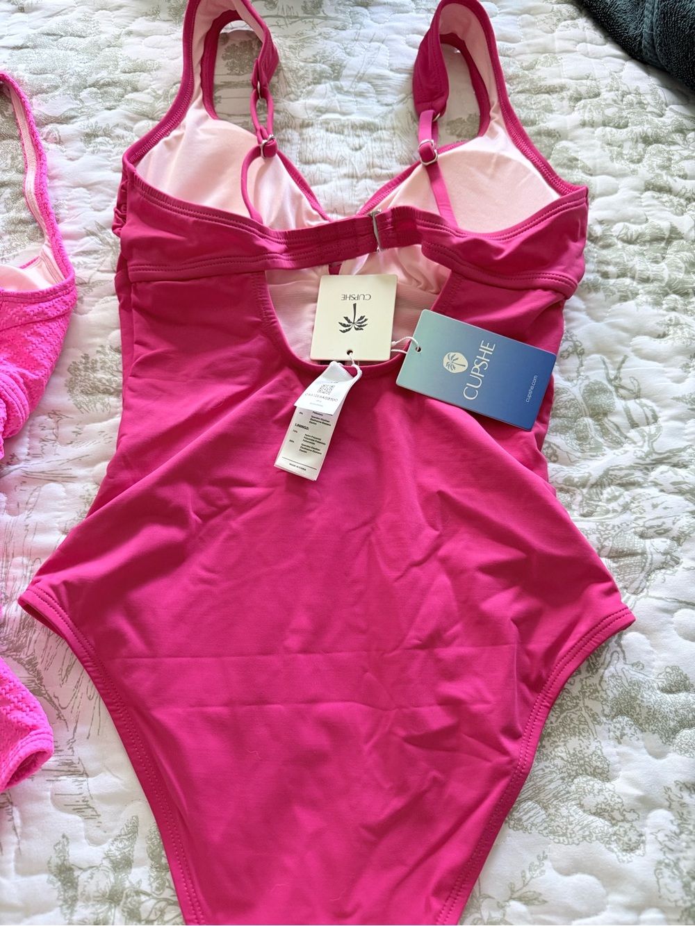 THREE SUITS!   One-Piece Swimsuit with Adjustable Straps